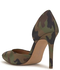 Jessica Simpson Prizma Camo Print d'Orsay Pumps