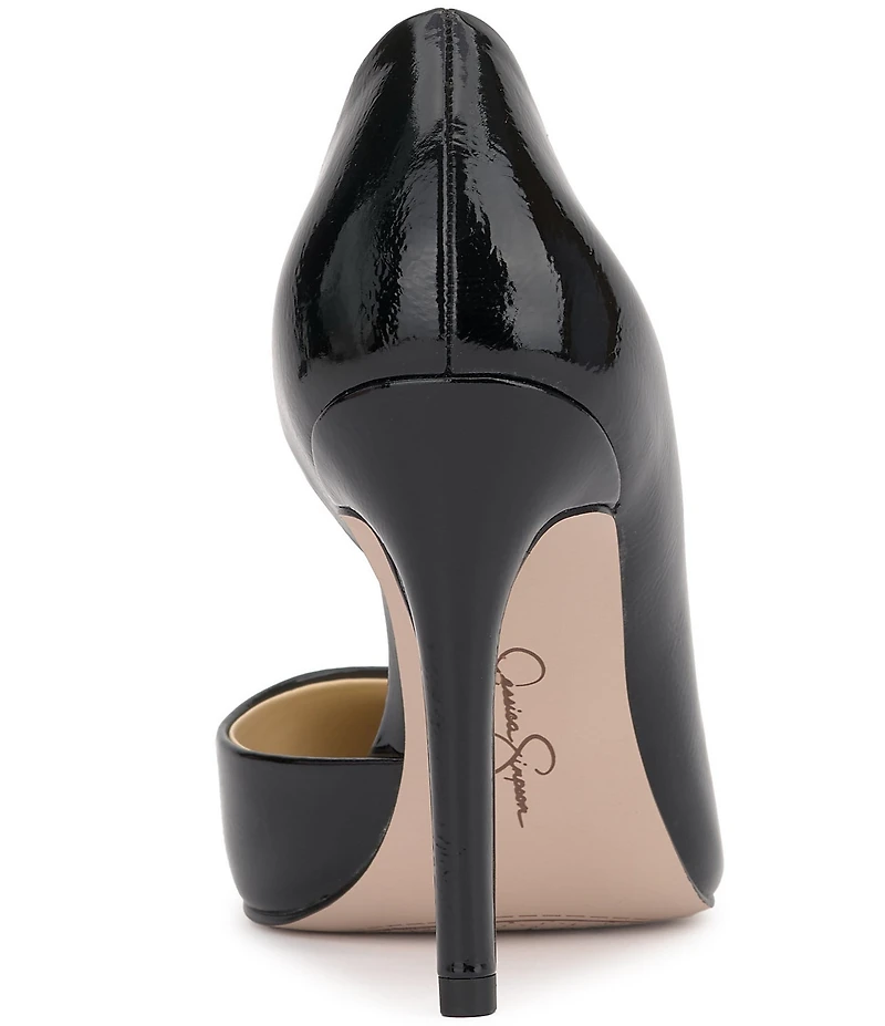 Jessica Simpson Prizma Crinkle Patent d'Orsay Pumps