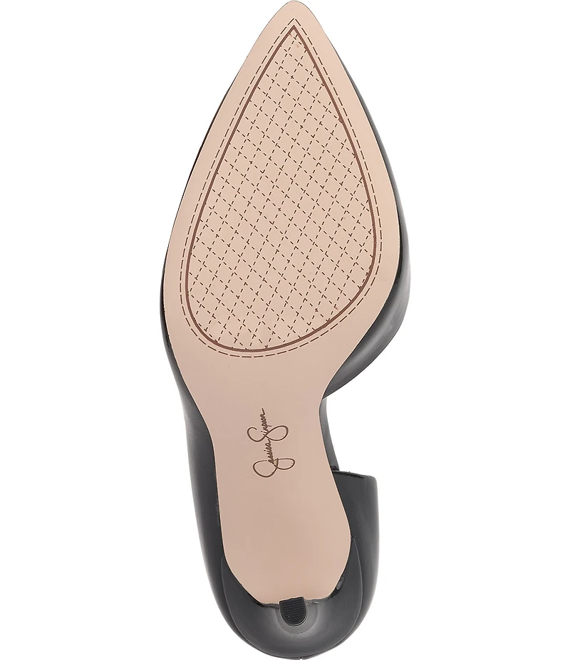Jessica Simpson Prizma Crinkle Patent d'Orsay Pumps