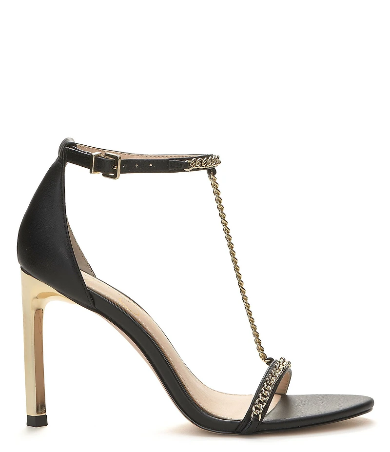 Jessica Simpson Qiven Chain T-Strap Dress Sandals