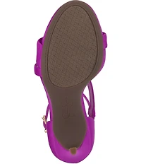 Jessica Simpson Rayli Satin Ankle Wrap Stiletto Dress Sandals