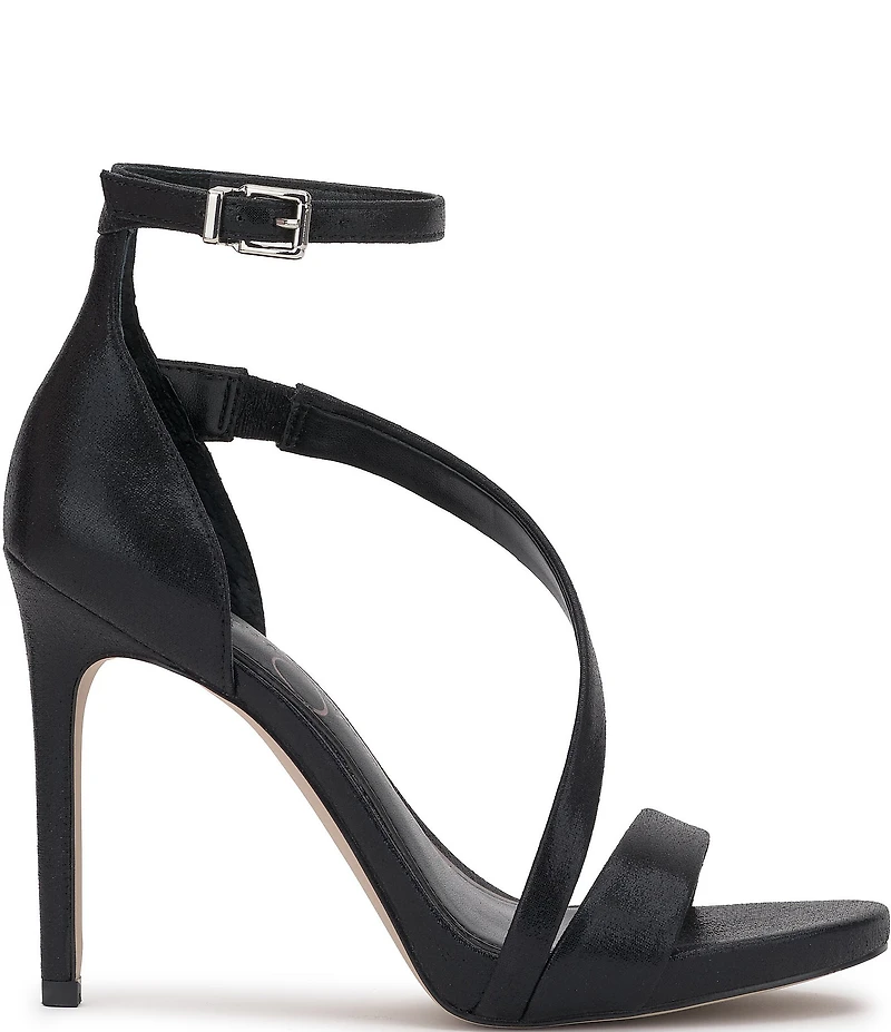 Jessica Simpson Rayli Shimmer Ankle Wrap Stiletto Dress Sandals