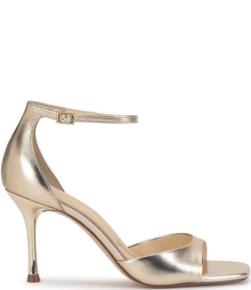 Jessica Simpson Rovena Metallic Ankle Strap Dress Sandals