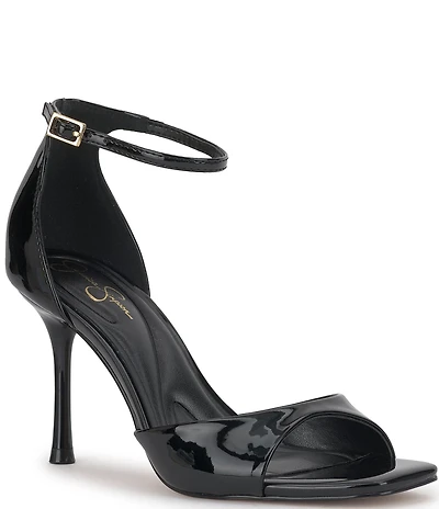 Jessica Simpson Rovena Patent Ankle Strap Dress Sandals