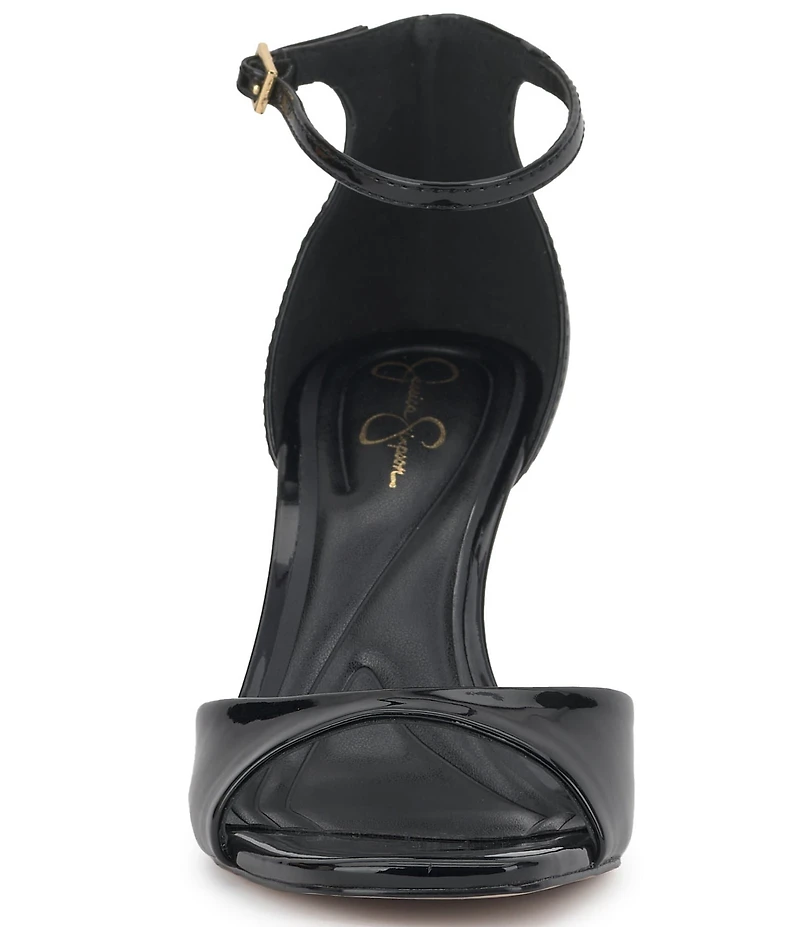 Jessica Simpson Rovena Patent Ankle Strap Dress Sandals