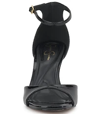 Jessica Simpson Rovena Patent Ankle Strap Dress Sandals