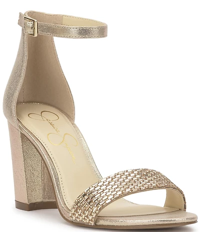 Jessica Simpson Sahino Rhinestone Dress Sandals