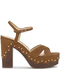 Jessica Simpson Samintia Suede Studded Platform Sandals