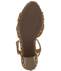 Jessica Simpson Samintia Suede Studded Platform Sandals