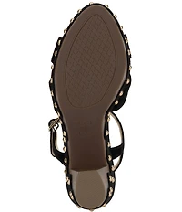 Jessica Simpson Samintia Suede Studded Platform Sandals