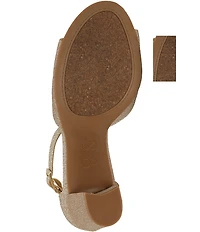 Jessica Simpson Sherron Glitter Ankle Strap Dress Sandals