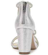 Jessica Simpson Shiny Rhinestone Strappy Dress Sandals