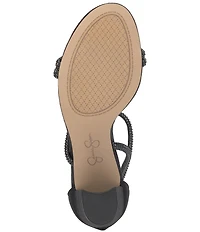 Jessica Simpson Shiny Rhinestone Strappy Dress Sandals