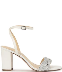 Jessica Simpson Sienea Rhinestone Braided Strap Dress Sandals