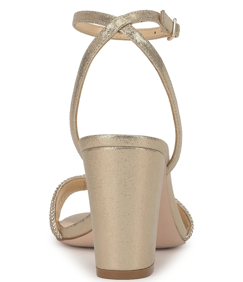 Jessica Simpson Sienea Rhinestone Braided Strap Dress Sandals