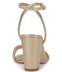 Jessica Simpson Sienea Rhinestone Braided Strap Dress Sandals