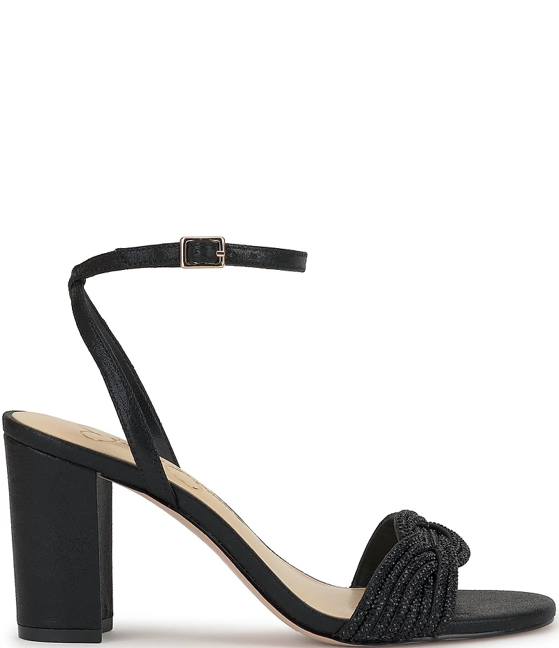 Jessica Simpson Sienea Rhinestone Braided Strap Dress Sandals