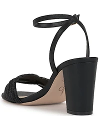 Jessica Simpson Sienea Rhinestone Braided Strap Dress Sandals