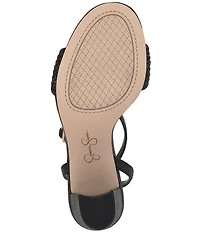 Jessica Simpson Sienea Rhinestone Braided Strap Dress Sandals