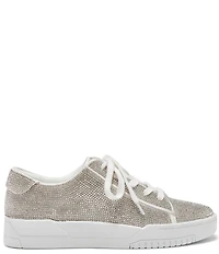 Jessica Simpson Silesta Rhinestone Embellished Lace Up Platform Sneakers