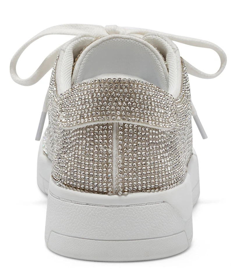 Jessica Simpson Silesta Rhinestone Embellished Lace Up Platform Sneakers