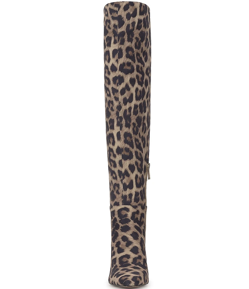 Jessica Simpson Simmona Leopard Print Over the Knee Boots