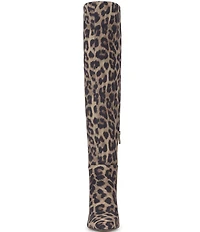 Jessica Simpson Simmona Leopard Print Over the Knee Boots