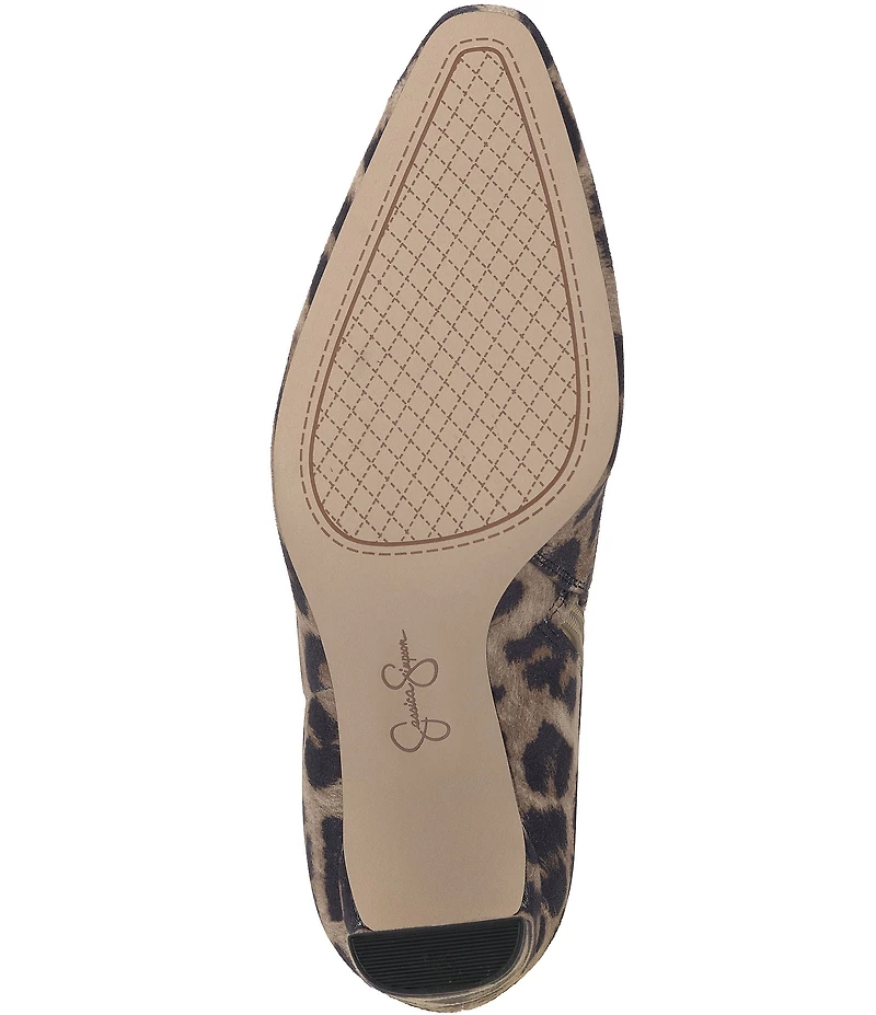 Jessica Simpson Simmona Leopard Print Over the Knee Boots