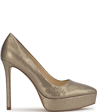 Jessica Simpson Sinelia Snake Embossed Platform Pumps