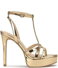 Jessica Simpson Sippete Patent T-Strap Platform Dress Sandals