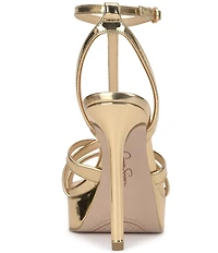 Jessica Simpson Sippete Patent T-Strap Platform Dress Sandals