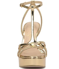 Jessica Simpson Sippete Patent T-Strap Platform Dress Sandals