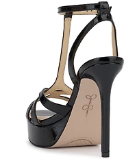 Jessica Simpson Sippete Patent T-Strap Platform Dress Sandals