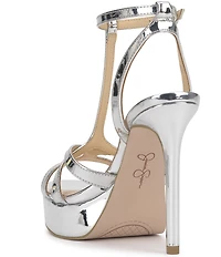 Jessica Simpson Sippete Patent T-Strap Platform Dress Sandals