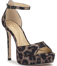 Jessica Simpson Sohilea Leopard Platform Dress Sandals