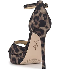 Jessica Simpson Sohilea Leopard Platform Dress Sandals