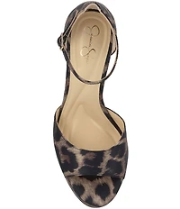 Jessica Simpson Sohilea Leopard Platform Dress Sandals