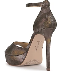 Jessica Simpson Sohilea Metallic Platform Dress Sandals