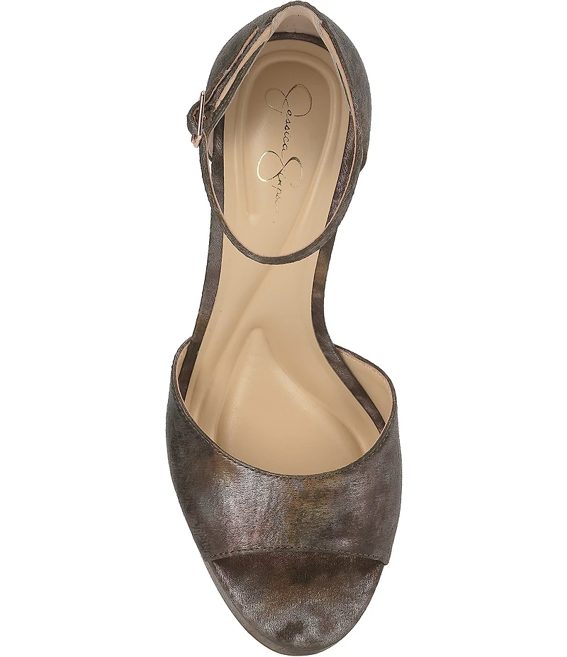 Jessica Simpson Sohilea Metallic Platform Dress Sandals