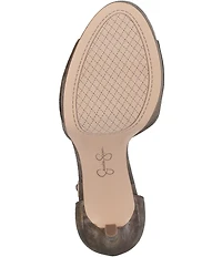 Jessica Simpson Sohilea Metallic Platform Dress Sandals