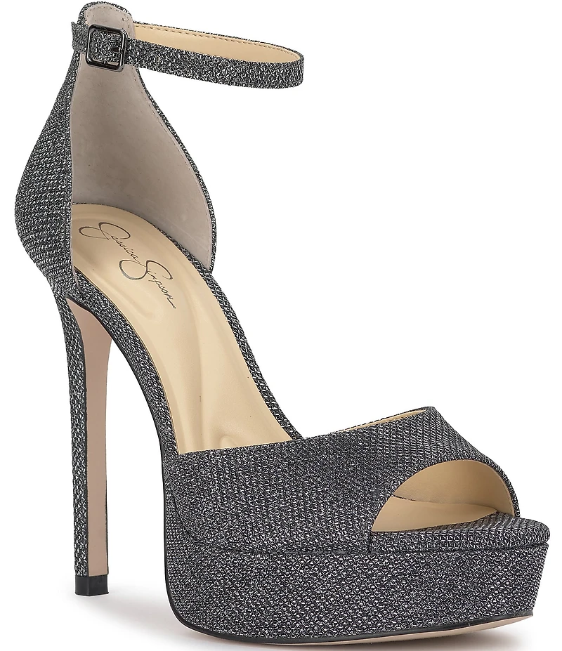 Jessica Simpson Sohilea Metallic Platform Dress Sandals