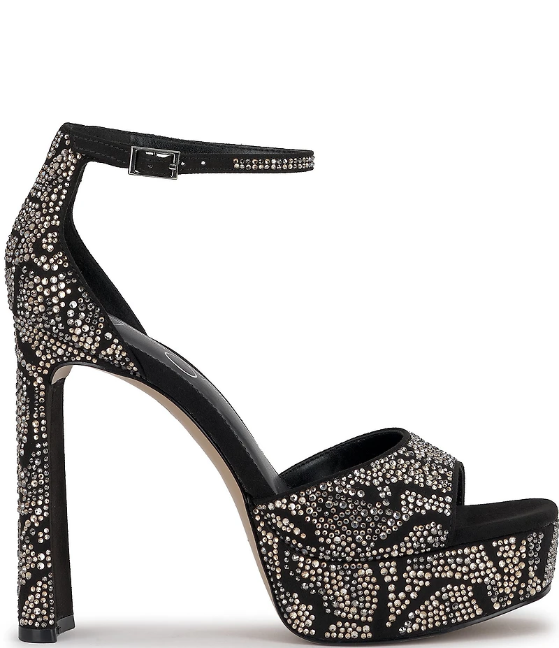 Jessica Simpson Telxia Rhinestone Platform Dress Sandals