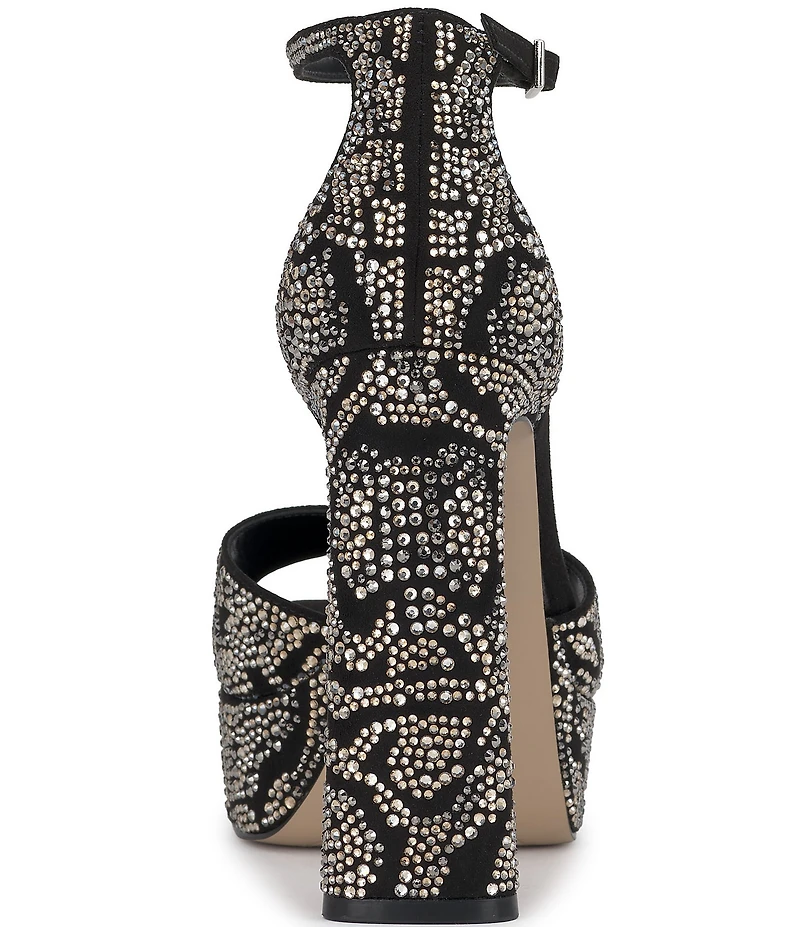 Jessica Simpson Telxia Rhinestone Platform Dress Sandals