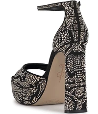 Jessica Simpson Telxia Rhinestone Platform Dress Sandals