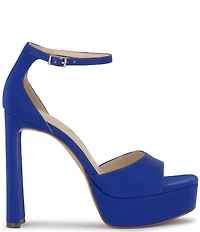 Jessica Simpson Telxia Sateen Ankle Strap Platform Sandals