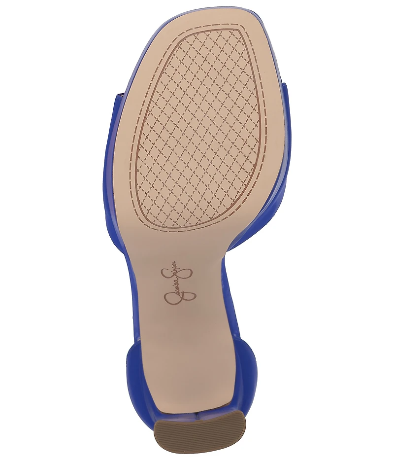 Jessica Simpson Telxia Sateen Ankle Strap Platform Sandals