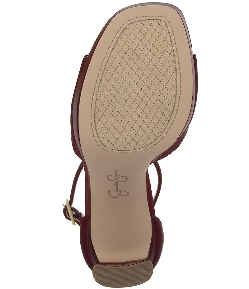 Jessica Simpson Telxia Sateen Ankle Strap Platform Sandals
