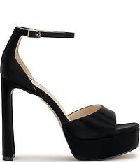 Jessica Simpson Telxia Sateen Ankle Strap Platform Sandals