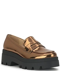 Jessica Simpson Ullinia Metallic Platform Loafers