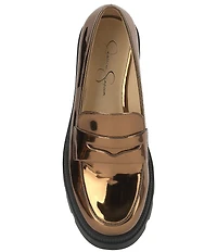 Jessica Simpson Ullinia Metallic Platform Loafers